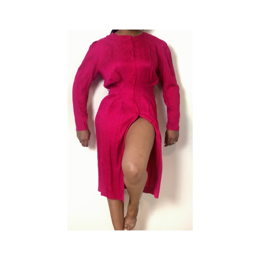 Fushia Fantasy Vintage Dress